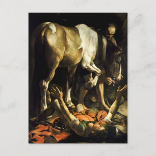 Caravaggio - Omvandling till Damaskus Vykort