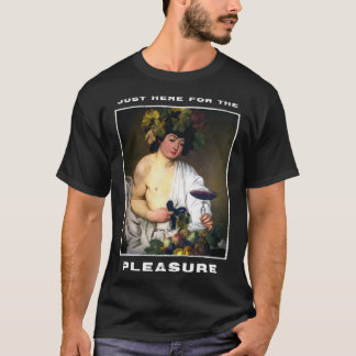 Caravaggio Painting Bacchus för en Hedonist T Shirt