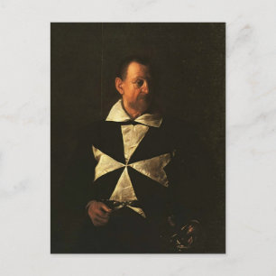 Caravaggio-Porträtt i Fra Antionio Martelli Vykort