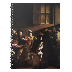 Caravaggio:s anrop till Saint Matthew Anteckningsbok