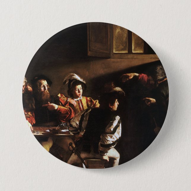 Caravaggio:s anrop till Saint Matthew Knapp (Framsida)