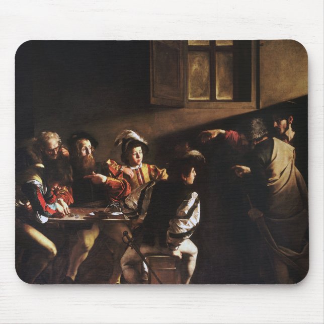 Caravaggio:s anrop till Saint Matthew Musmatta (Framsidan)