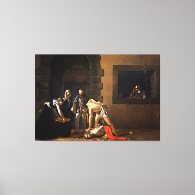 Caravaggio:s ledstjärna Johannes Baptist Canvastryck (Framsida)