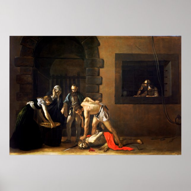 Caravaggio:s ledstjärna Johannes Baptist Poster (Framsidan)