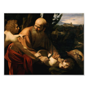 Caravaggio - Sacrifice of Isaac Fototryck