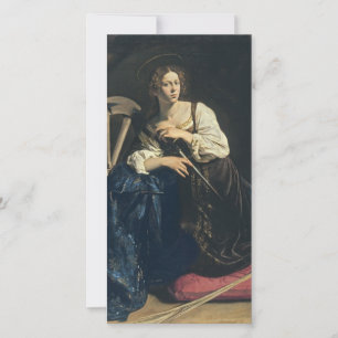 Caravaggio - Saint Catherine av Alexandria Julkort