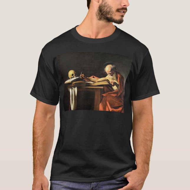 Caravaggio - San Gerolamo - renaissancemålning Tee (Framsida)