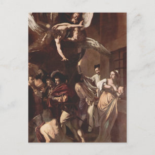 Caravaggio sju verk av Mercy Vykort