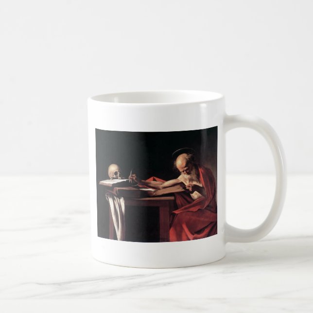 Caravaggio St Jerome Kaffemugg (Höger)