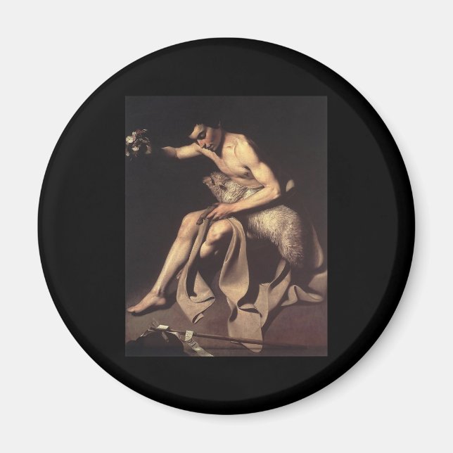 Caravaggio St John The Baptist Magnet (Framsidan)