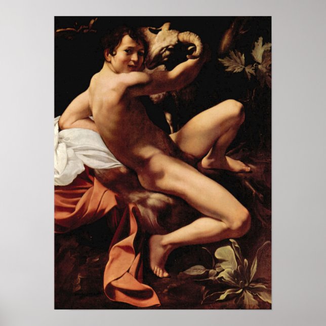 Caravaggio-St. John the Baptist Poster (Framsidan)