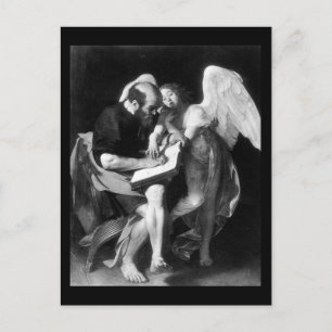 Caravaggio St Matthew och Angel Vykort