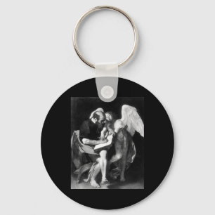 Caravaggio St Matthew och ängeln Nyckelring