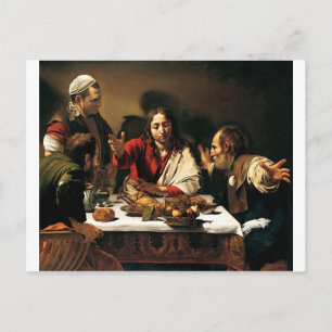 Caravaggio - Supper at at Emmaus - Classic Paintin Vykort