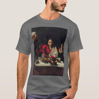 Caravaggio Supper på Emmaus T Shirt
