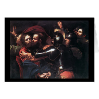 Caravaggio tar Kristus Hälsningskort