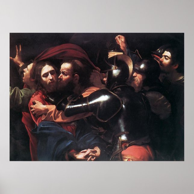 Caravaggio tar Kristus Poster (Framsidan)