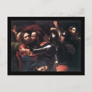Caravaggio tar Kristus Vykort