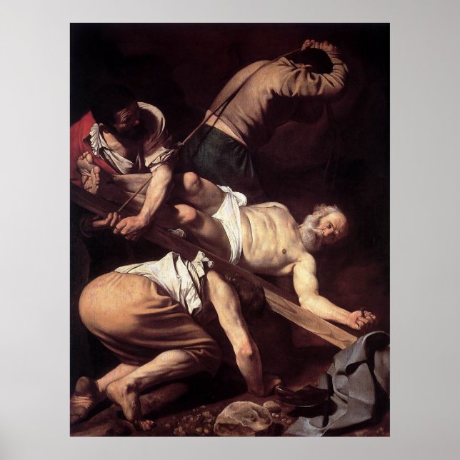 Caravaggio the Crucifixion of Saint Peter Poster (Framsidan)
