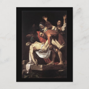 Caravaggio The Entombment Vykort