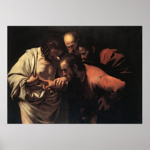 Caravaggio Thomas svårighet Poster