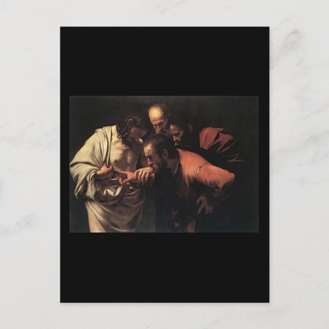 Caravaggio Thomas svårighet Vykort (Framsida)