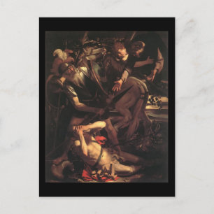Caravaggio vid ombyggnaden av St Paul Vykort