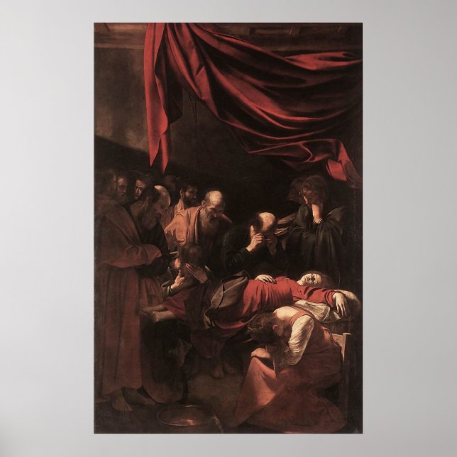 Caravaggio Virgins död Poster (Framsidan)