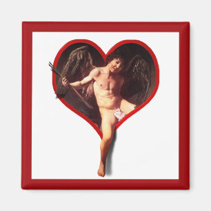Caravaggio's Cupid (lägg till texten) Magnet