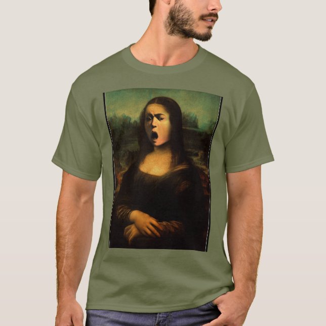 Caravaggio's Mona Lisa / Medusa T Shirt (Framsida)