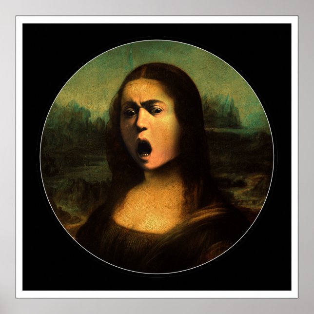Caravaggio's Mona Medusa Poster (Framsidan)