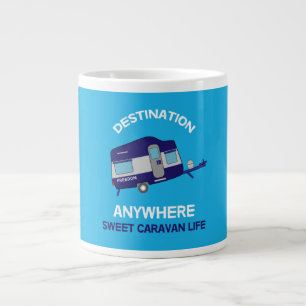 Caravan Art-gåvor - Kärlek My Caravan Coffee Mugg Jumbo Mugg