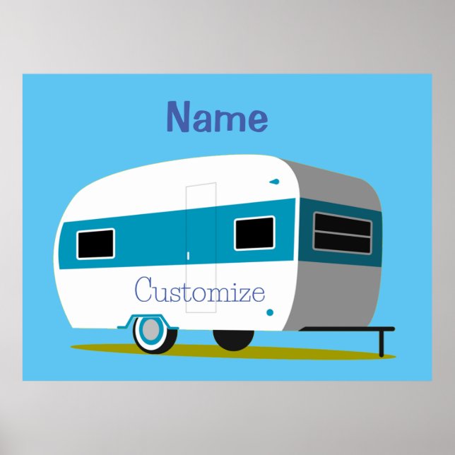 Caravan Camper RV Thunder_Cove Poster (Framsidan)