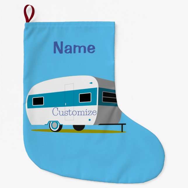 Caravan Camper RV Thunder_Cove Stor Julstrumpa (Framsidan)