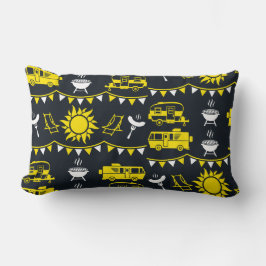 Caravan Camping Decor Lumbarkudde