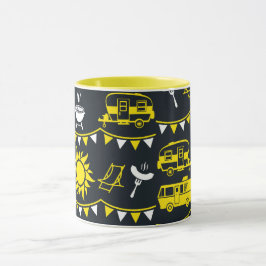 Caravan Camping Decor Mugg