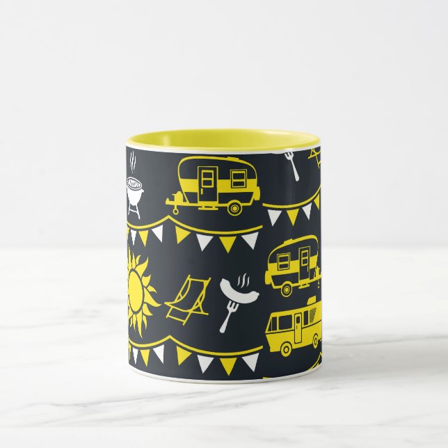 Caravan Camping Decor Mugg (Center)