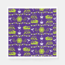 Caravan Camping Decor Pappersservett