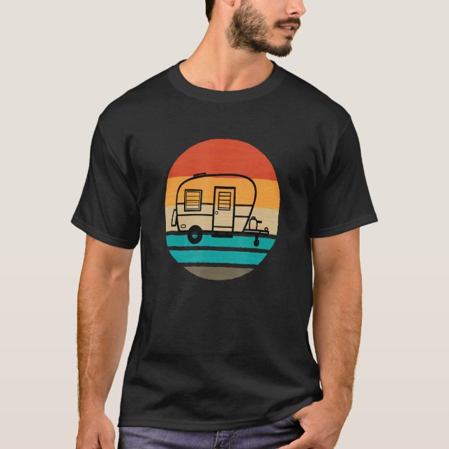 Caravan Camping Funny Camping 1 T Shirt (Framsida)