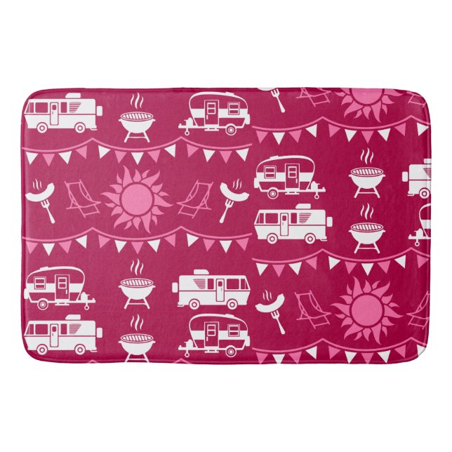Caravan Camping Home Decor Badrumsmatta (Framsidan)
