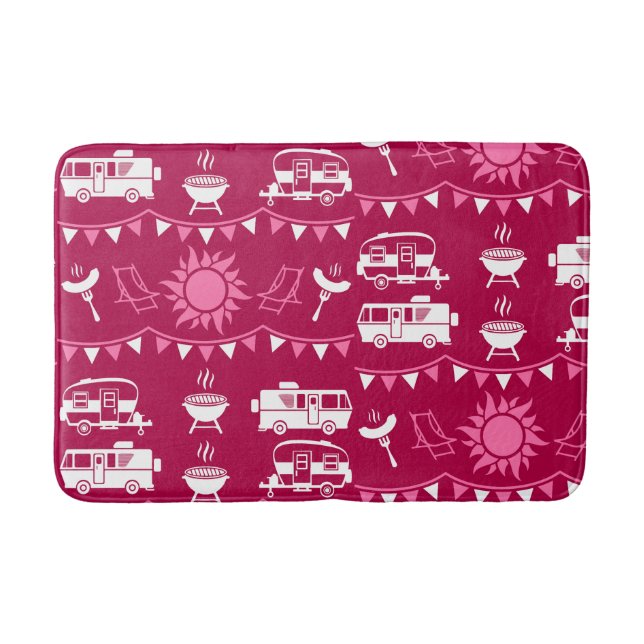 Caravan Camping Home Decor Badrumsmatta (Framsidan)