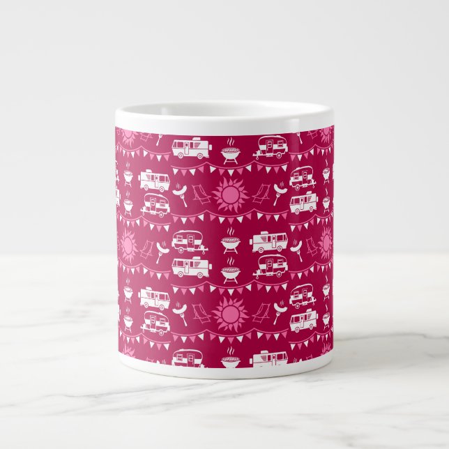 Caravan Camping Home Decor Jumbo Mugg (Framsidan)