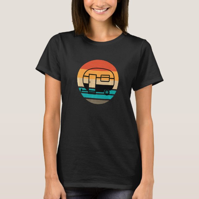 Caravan Camping T Shirt (Framsida)