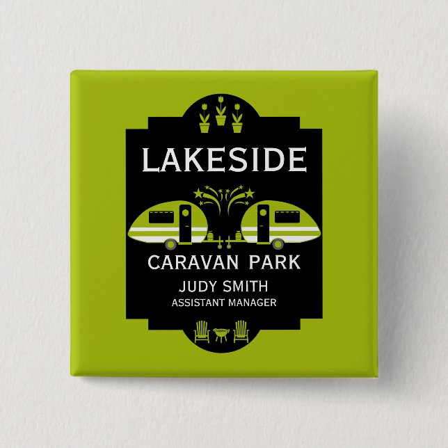 Caravan Campsite Promotion Knapp (Framsida)