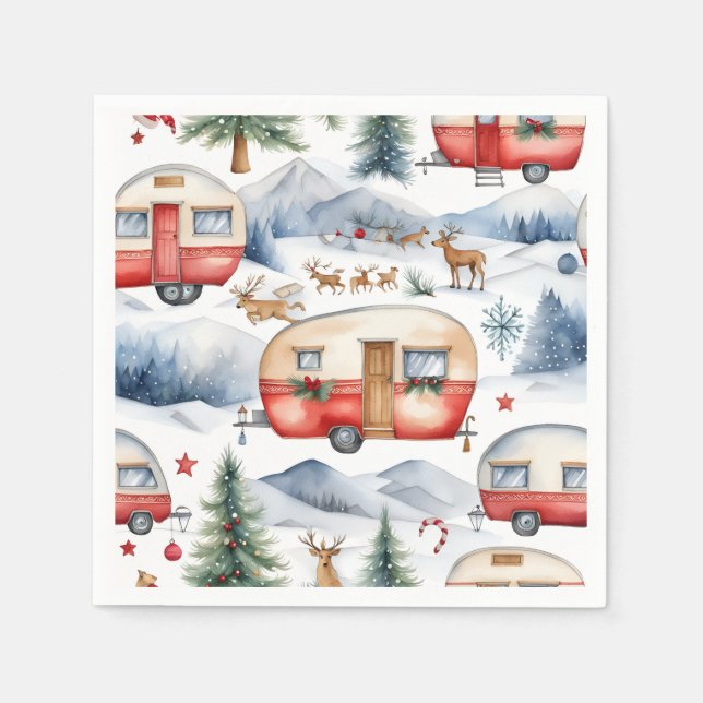 Caravan Fairytale Pappersservett (Framsidan)