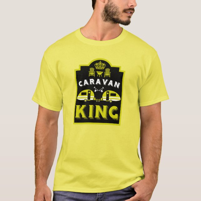 Caravan Kung-gåvor till Campers T Shirt (Framsida)