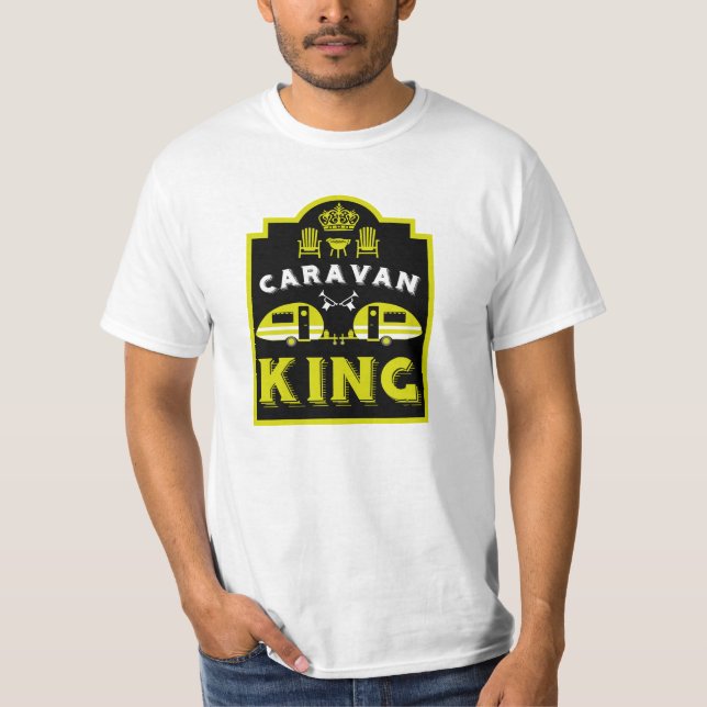 Caravan Kung-gåvor till Campers T Shirt (Framsida)