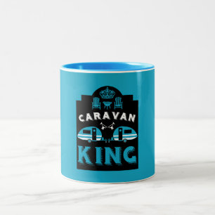 Caravan Kung-gåvor till Campers Två-Tonad Mugg