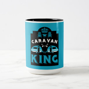 Caravan Kung-gåvor till Campers Två-Tonad Mugg