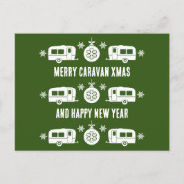 Caravan Lycklig jul Camping Helg Vykort